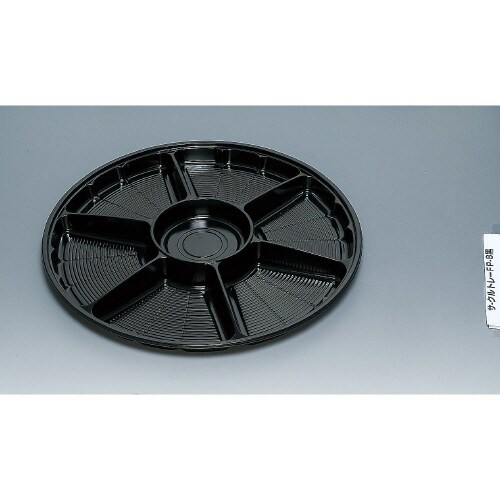 サークルトレー FP−8 黒 1梱(100枚入)