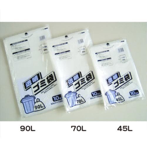 透明ごみ袋70L 1ケース 300枚入