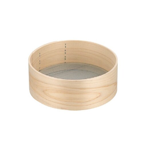 木枠 粉ステン張り粉フルイ(24メッシュ) 尺0