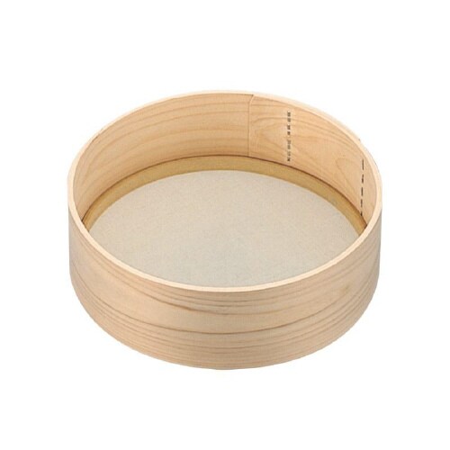 木枠 真鍮張粉フルイ(24メッシュ) 8寸