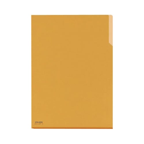 クリヤーホルダー10 PP A4 黄