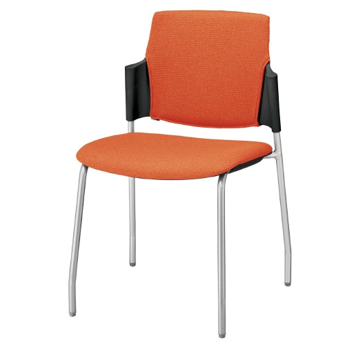 ルシーノ4本脚背カバー付 BKシェル・オレンジ