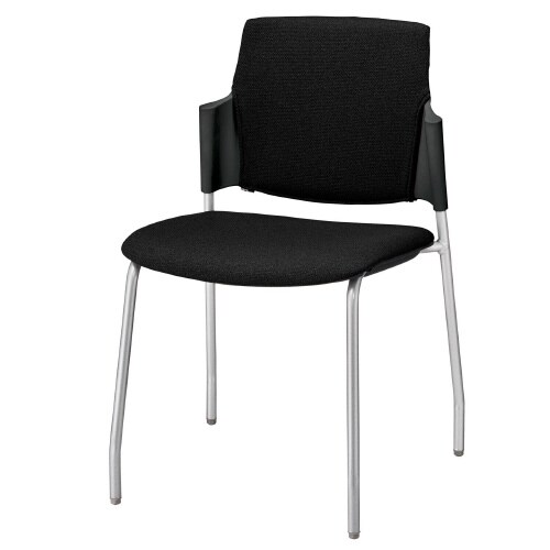 ルシーノ4本脚背カバー付 BKシェル・ブラック