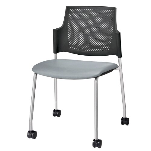 ルシーノキャスター付背ヌード BKシェル・グレー