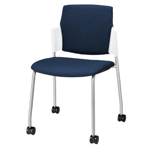 ルシーノキャスター付背カバーWHシェル・ネイビー