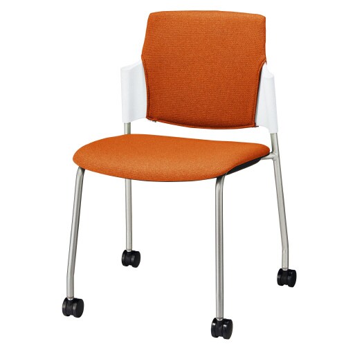 ルシーノキャスター付背カバーWHシェル・オレンジ