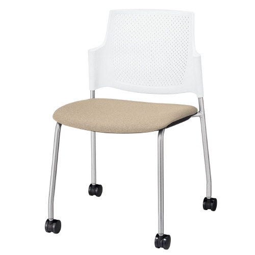 ルシーノキャスター付背ヌードWHシェル・ベージュ