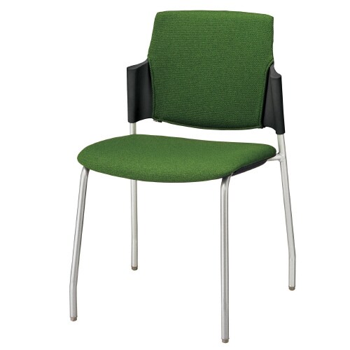 ルシーノ4本脚背カバー付BKシェル・ダークグリーン