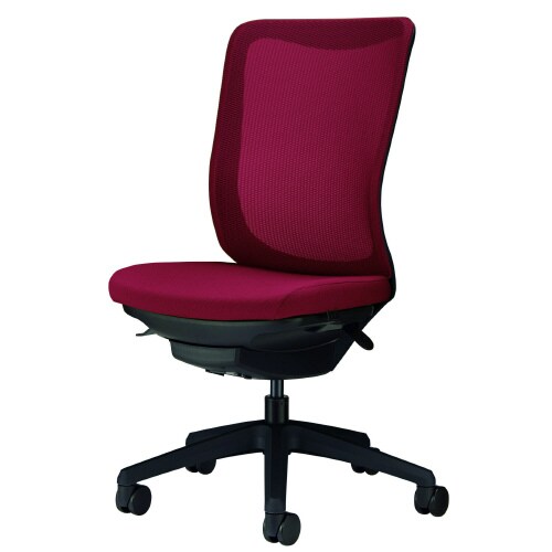 レイオス肘なしBKフレーム/BK脚チェリーレッド