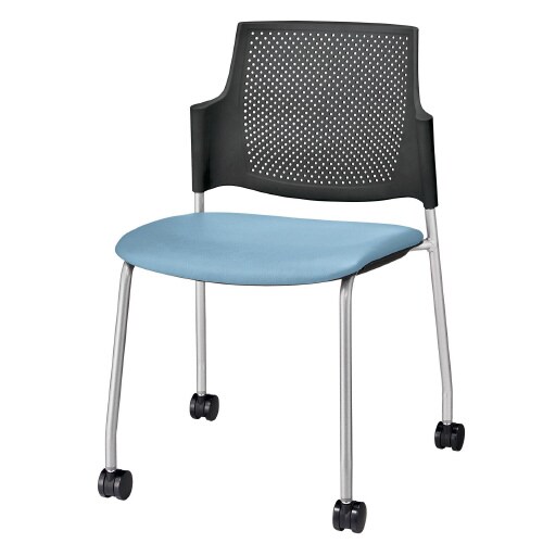 ルシーノキャスター付背ヌードBKシェル・LB