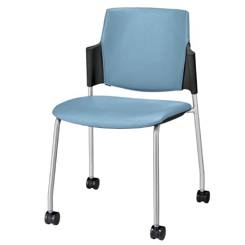 ルシーノキャスター付背カバーBKシェル・LB