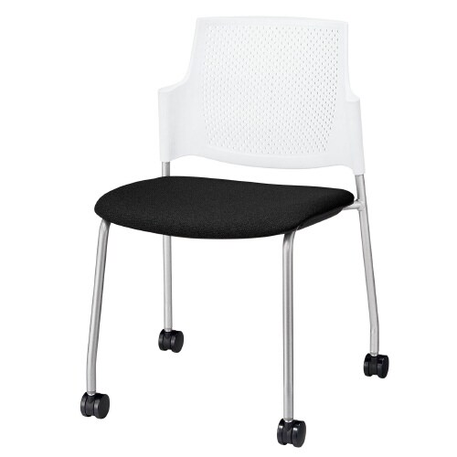 ルシーノキャスター付背ヌードWHシェル・ブラック