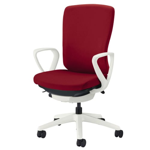 バーサル 肘付・ホワイトシェル チェリーレッド