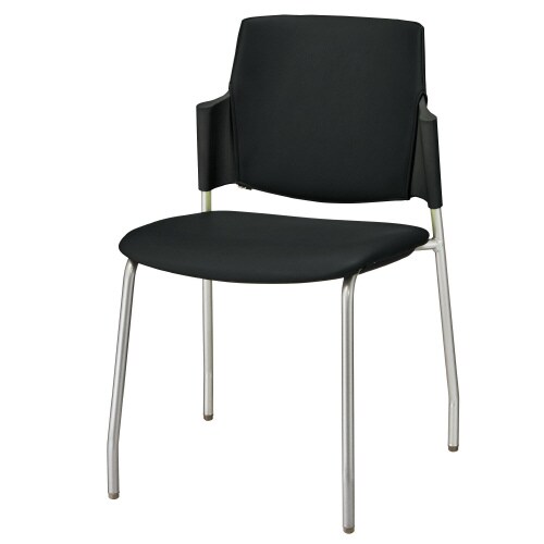 ルシーノ4本脚背カバー付 BKシェル・ブラック