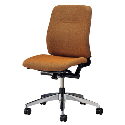 コストラ アルミ脚 肘なし オレンジ