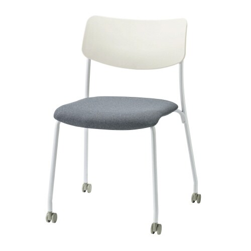 ソルテ キャスター付4本脚 ホワイト