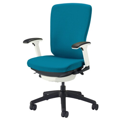 バーサル 肘付・ホワイトシェル ターコイズブルー