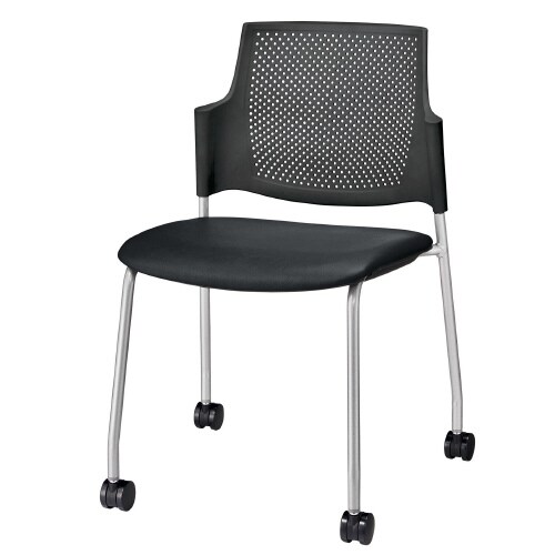 ルシーノキャスター付背ヌード BKシェル・ブラック