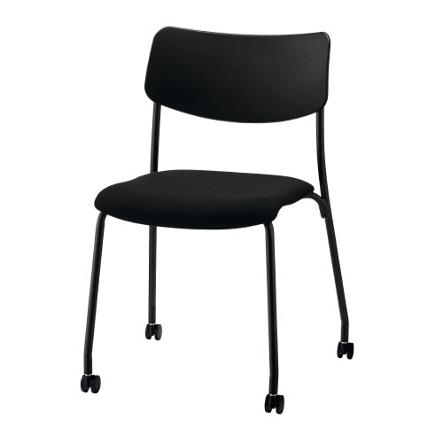 ソルテ キャスター付4本脚 ブラック