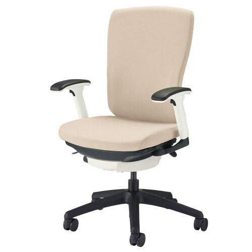 バーサル 肘付・ホワイトシェル サンドベージュ