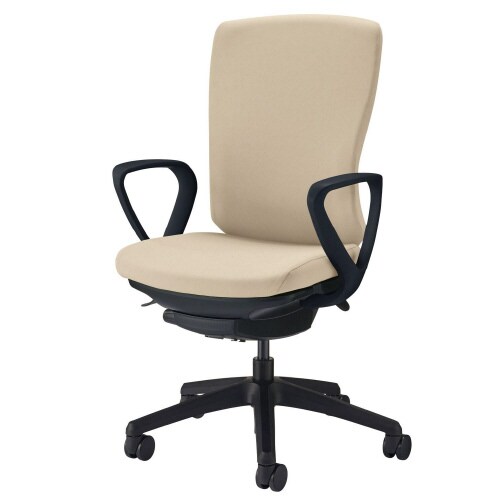 バーサル 肘付・ブラックシェル サンドベージュ