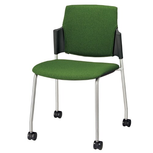 ルシーノキャスター付背カバーBKシェル・DG