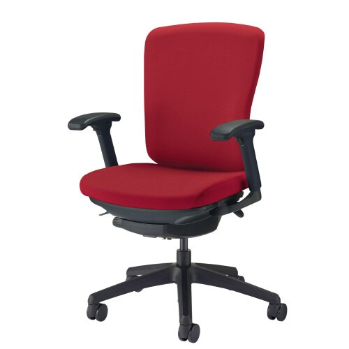 バーサル 肘付・ブラックシェル チェリーレッド