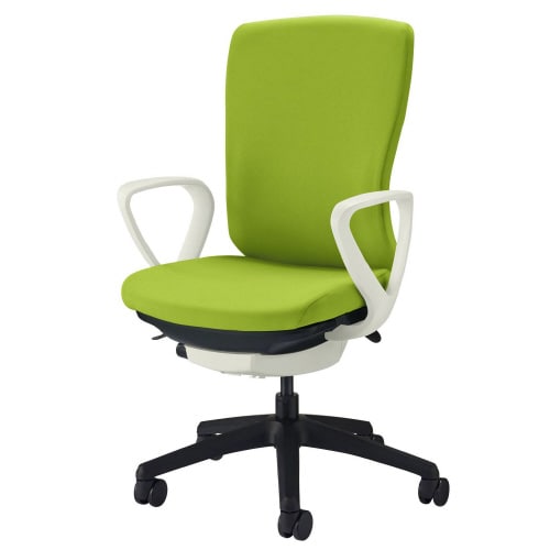 バーサル 肘付・ホワイトシェル アップルグリーン