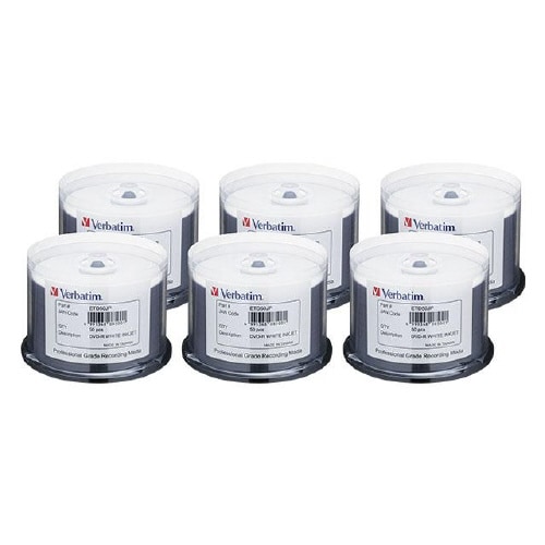 ETD50JP DVD−Rマット白ワイド 300枚