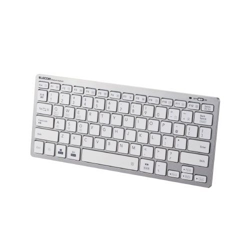 BTミニキーボード パンタグラフ式 軽量 銀