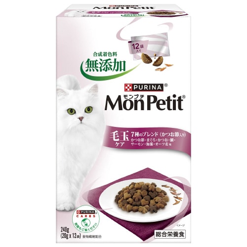 モンプチBOX7種毛玉ケア240g