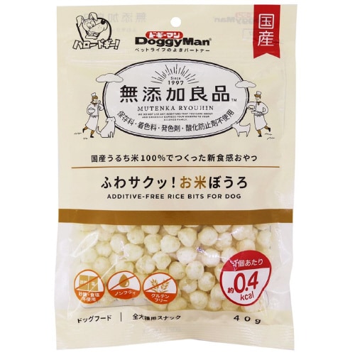 無添加ふわサクッ!お米ぼうろ40g