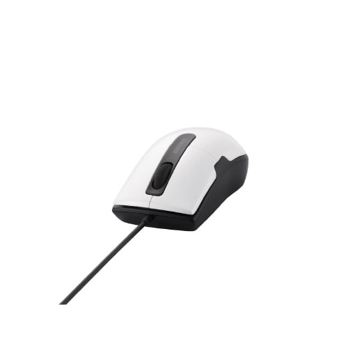 有線BlueLEDマウス 3ボタンSサイズホワイト