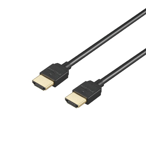 ハイスピードHDMIケーブルやわらか2mブラック