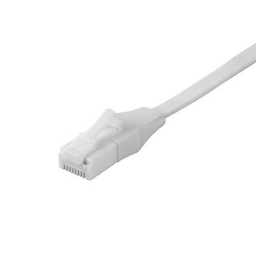 Cat6A LANケーブル フラット 3mホワイト