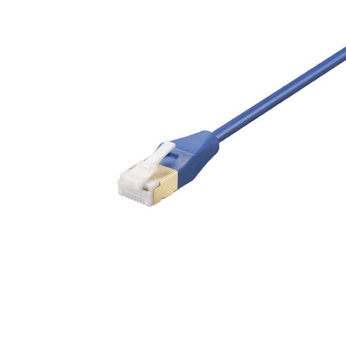 Cat7 LANケーブルスリム1m ブルー