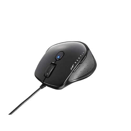 有線 5ボタンマウス Sサイズ ブラック