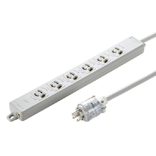 医用接地プラグ付き電源タップ