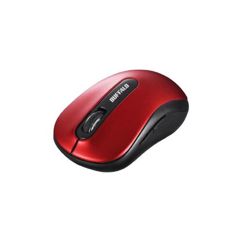 無線 5ボタン BlueLEDマウス レッド