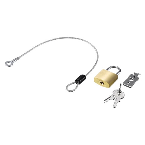 南京錠+サブワイヤー付 マスターキー仕様