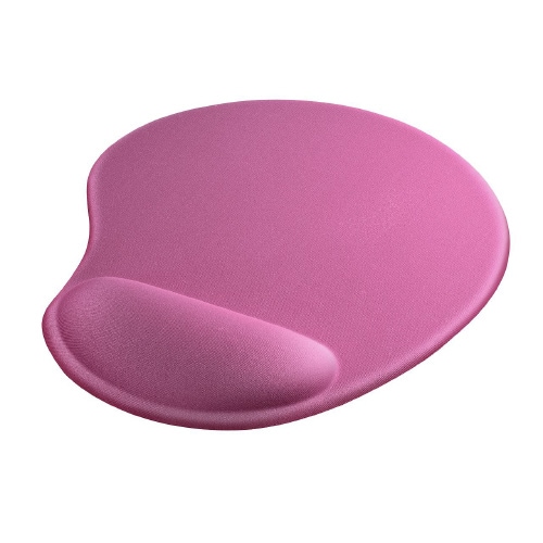 リストレスト一体型マウスパッド ピンク
