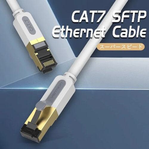 Cat.7FTPLANケーブル1.5mGray