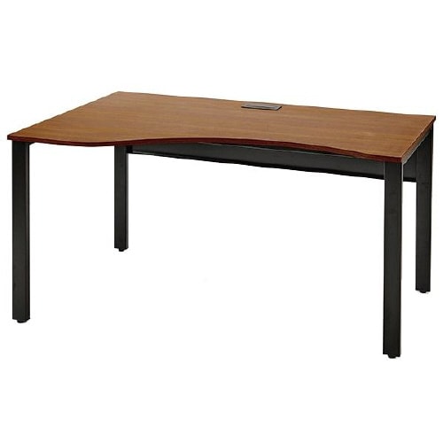 左ラウンドデスク 天板ウォールナット