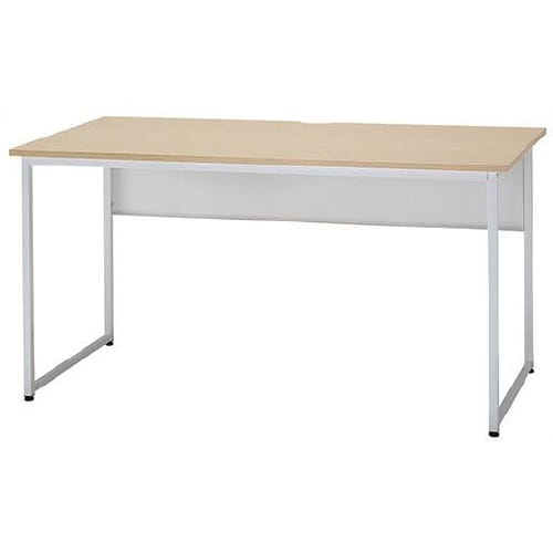 ワ−クデスクW1000本体WH天板ナチュラル