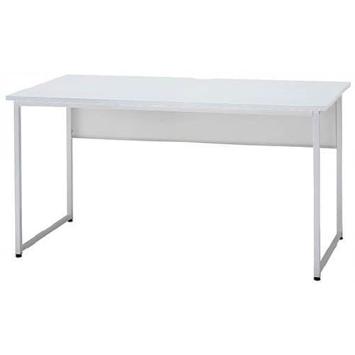 ワ−クデスクW1000本体WH天板ホワイト