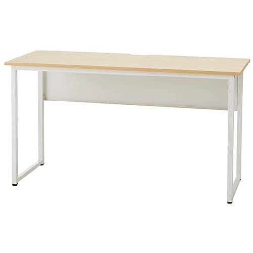 サイドデスクW1200本体WH天板ナチュラル