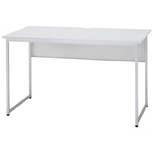 ワ−クデスクW1200本体WH天板ホワイト