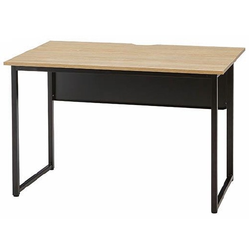 ワ−クデスクW1000本体BK天板フォレスト