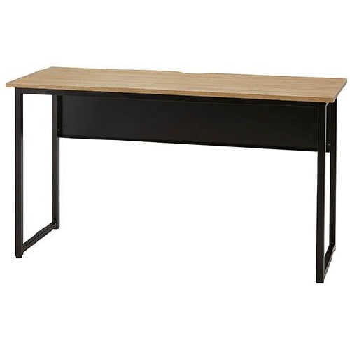 サイドデスクW1200本体BK天板フォレスト