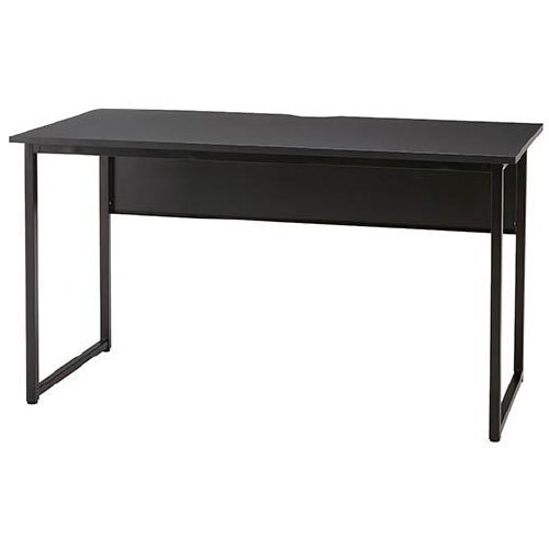 ワ−クデスクW1200D600本体黒天板ブラック